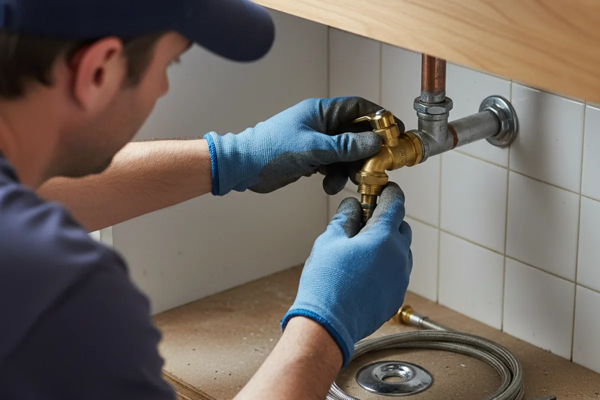 Shutoff valve and fitting work during Repiping in Bellingham